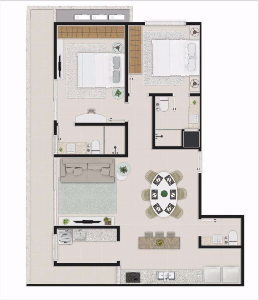 Apartamento, 3 quartos, 92 m² - Foto 7