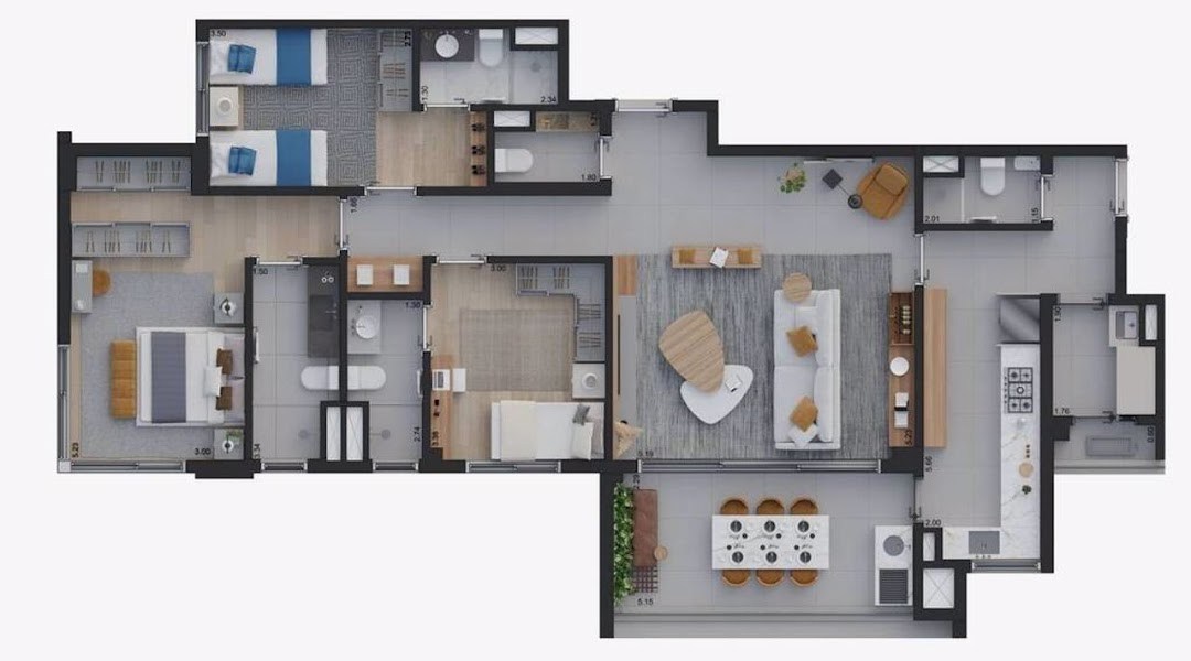 Apartamento, 3 quartos, 139 m² - Foto 15