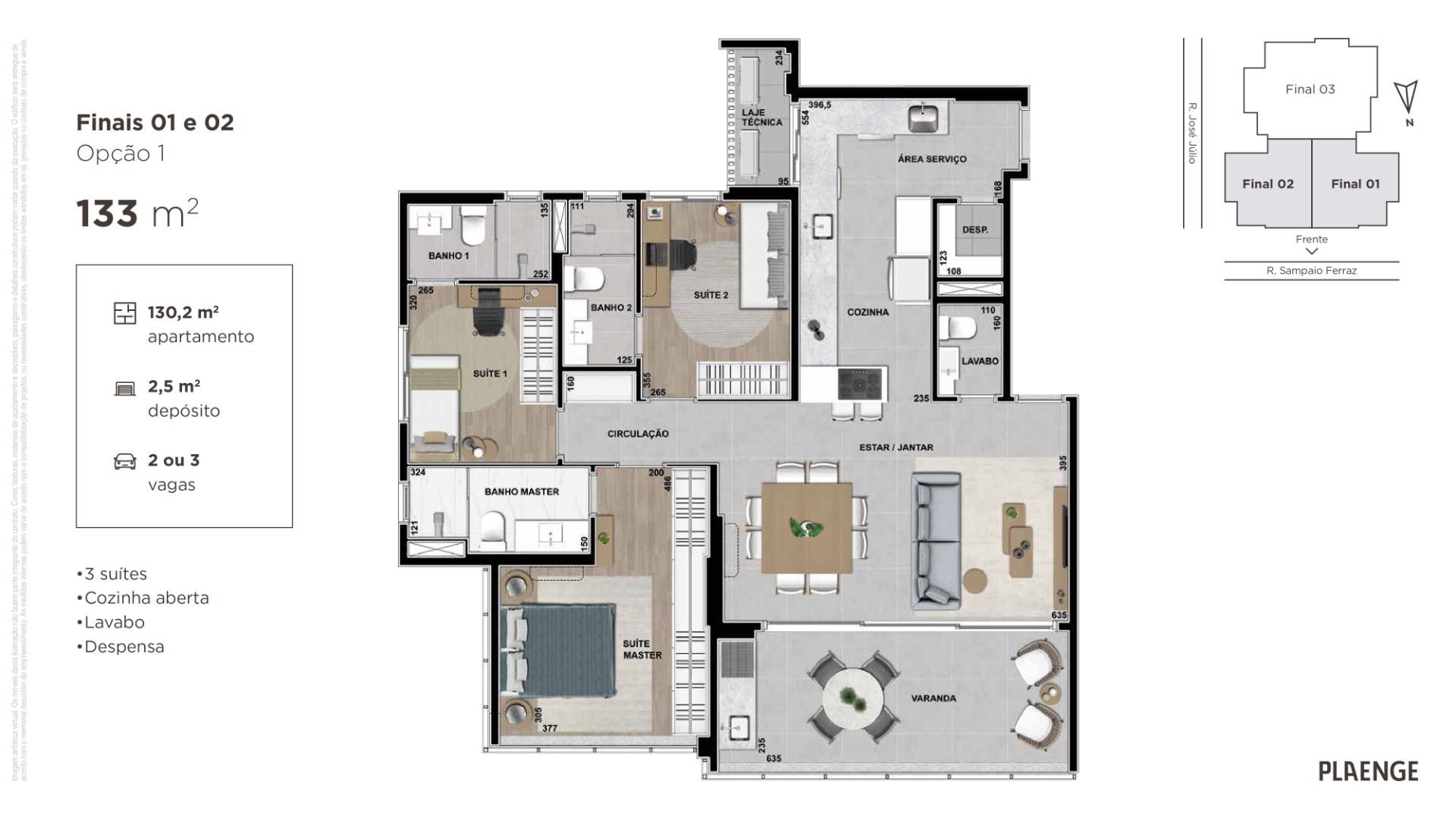 Apartamento, 3 quartos, 133 m² - Foto 20
