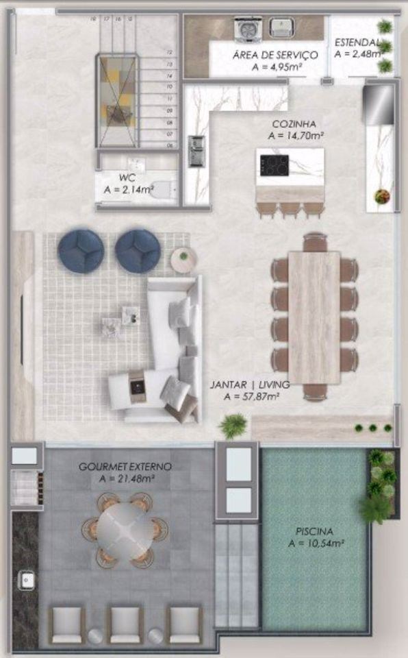 Apartamento, 4 quartos, 166 m² - Foto 12