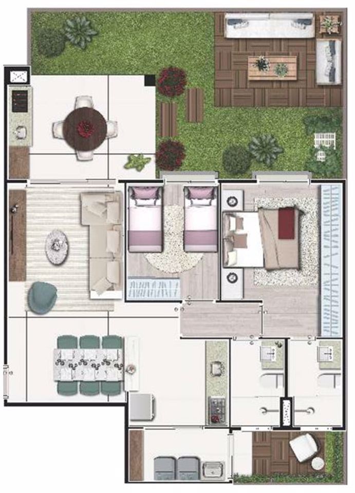Apartamento, 3 quartos, 91 m² - Foto 7