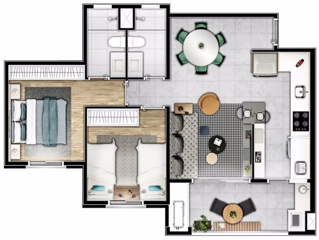 Apartamento, 3 quartos, 76 m² - Foto 10