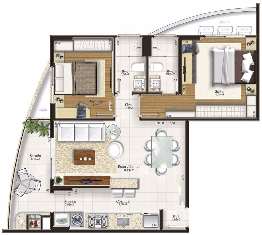 Apartamento, 3 quartos, 91 m² - Foto 20