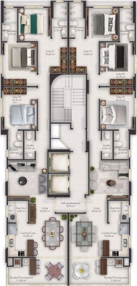 Apartamento, 3 quartos, 117 m² - Foto 5