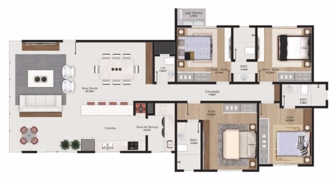 Apartamento, 4 quartos, 136 m² - Foto 14