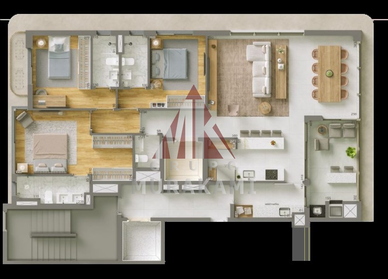 Apartamento à venda com 3 quartos, 155m² - Foto 31
