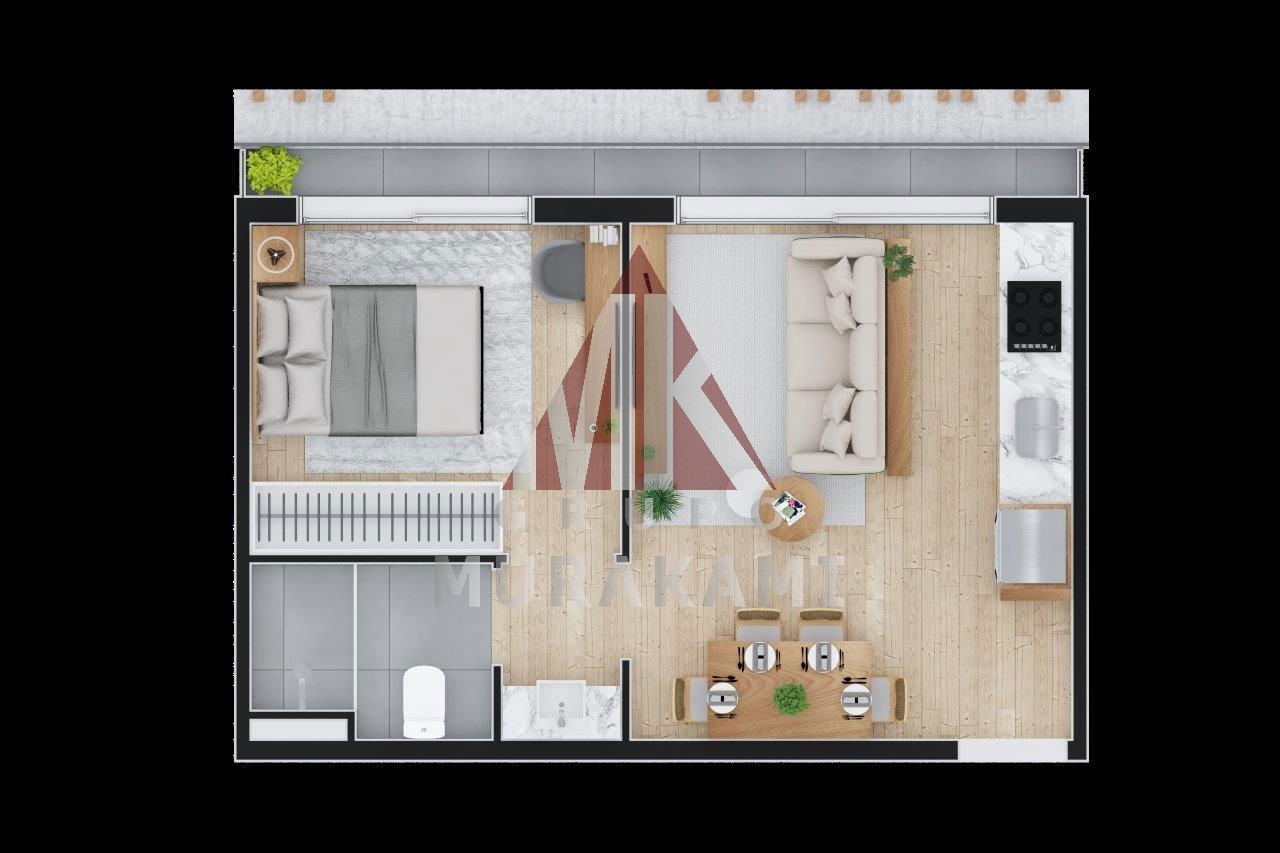 Apartamento à venda com 1 quarto, 53m² - Foto 49