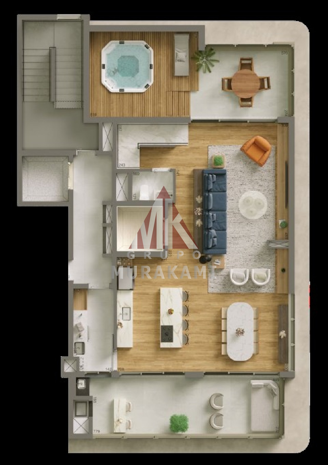 Apartamento à venda com 3 quartos, 214m² - Foto 42