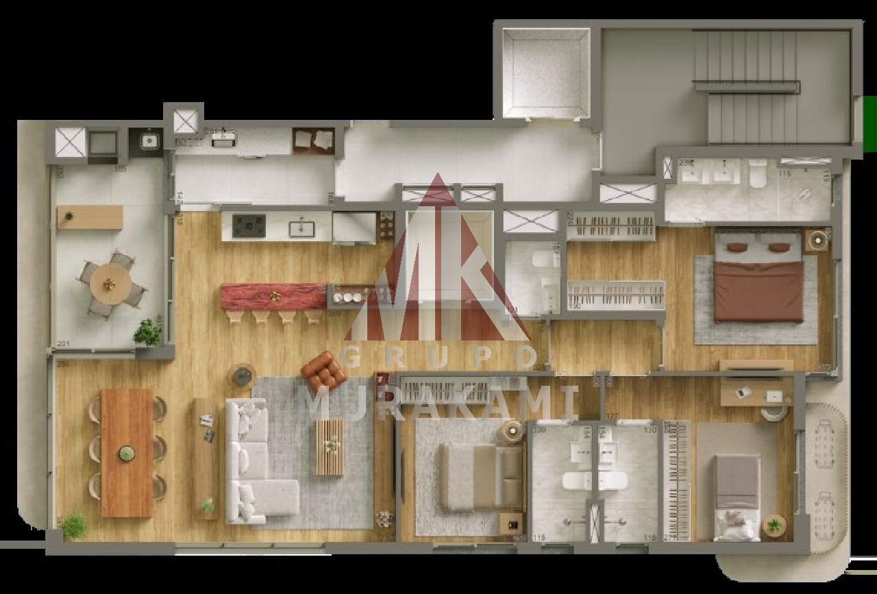 Apartamento à venda com 3 quartos, 155m² - Foto 32