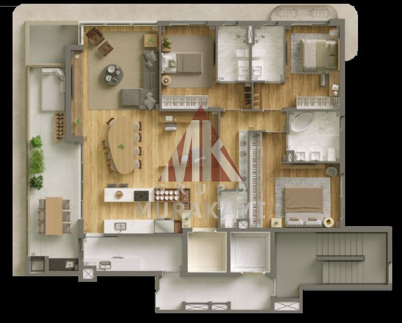 Apartamento à venda com 3 quartos, 155m² - Foto 34
