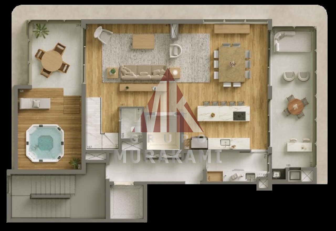 Apartamento à venda com 3 quartos, 214m² - Foto 38