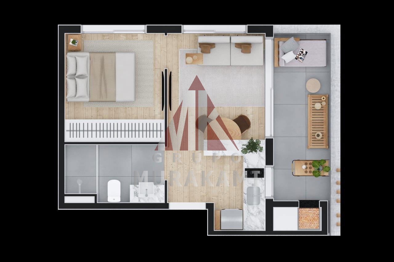 Apartamento à venda com 1 quarto, 53m² - Foto 35