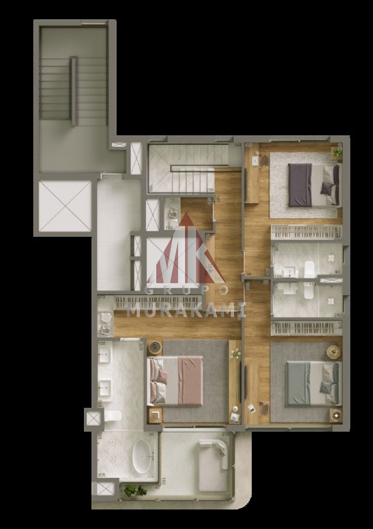 Apartamento à venda com 3 quartos, 214m² - Foto 43