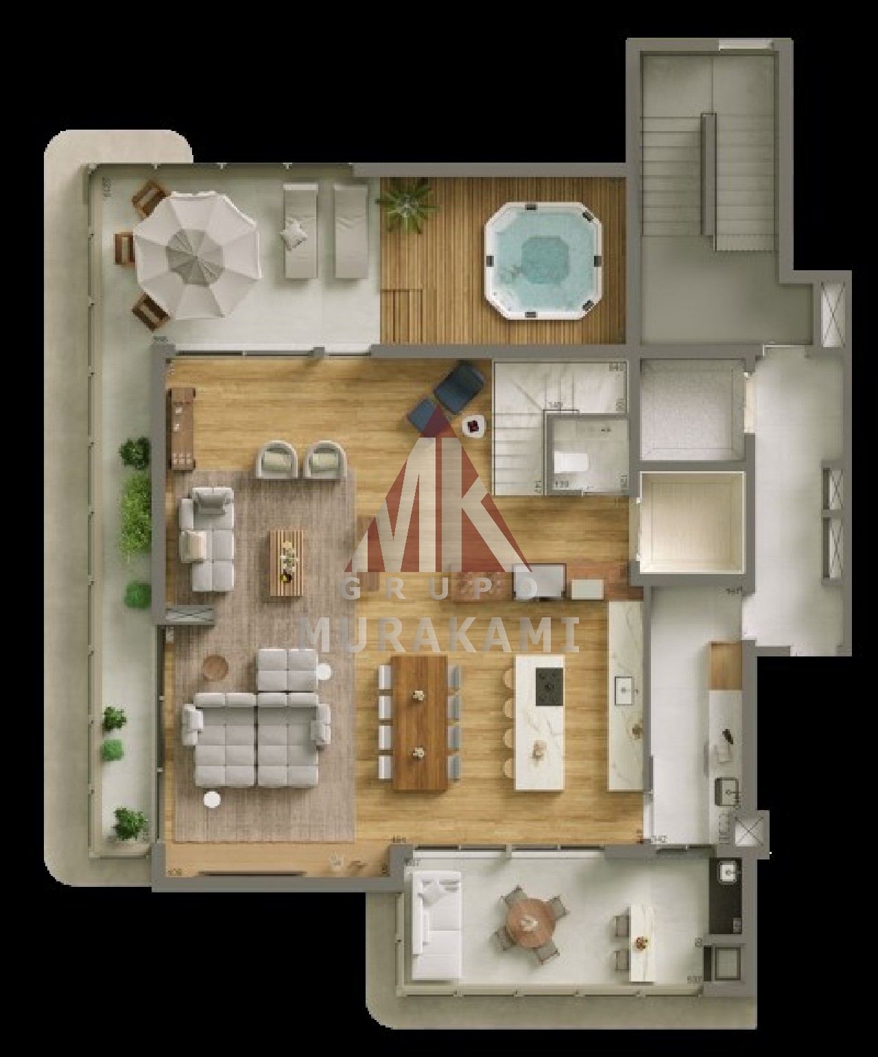 Apartamento à venda com 3 quartos, 214m² - Foto 40
