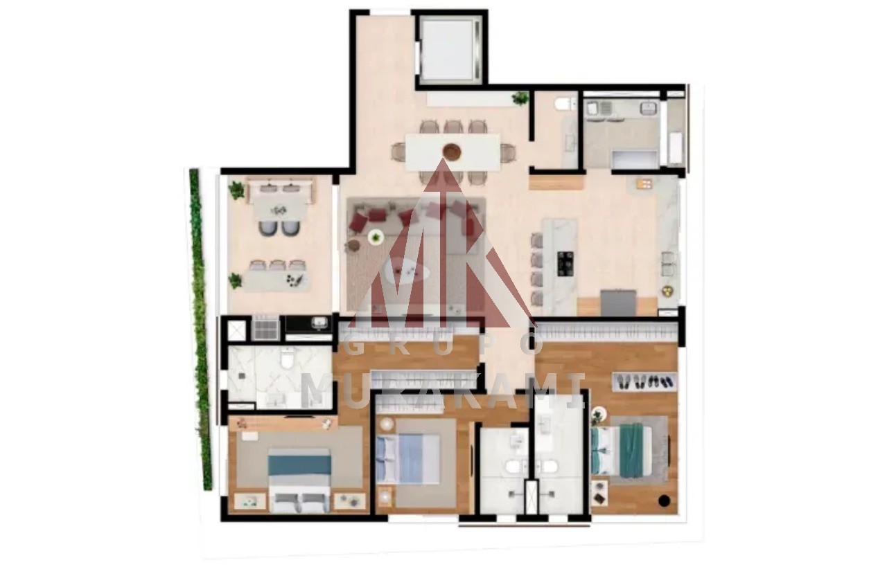 Apartamento à venda com 3 quartos, 206m² - Foto 75