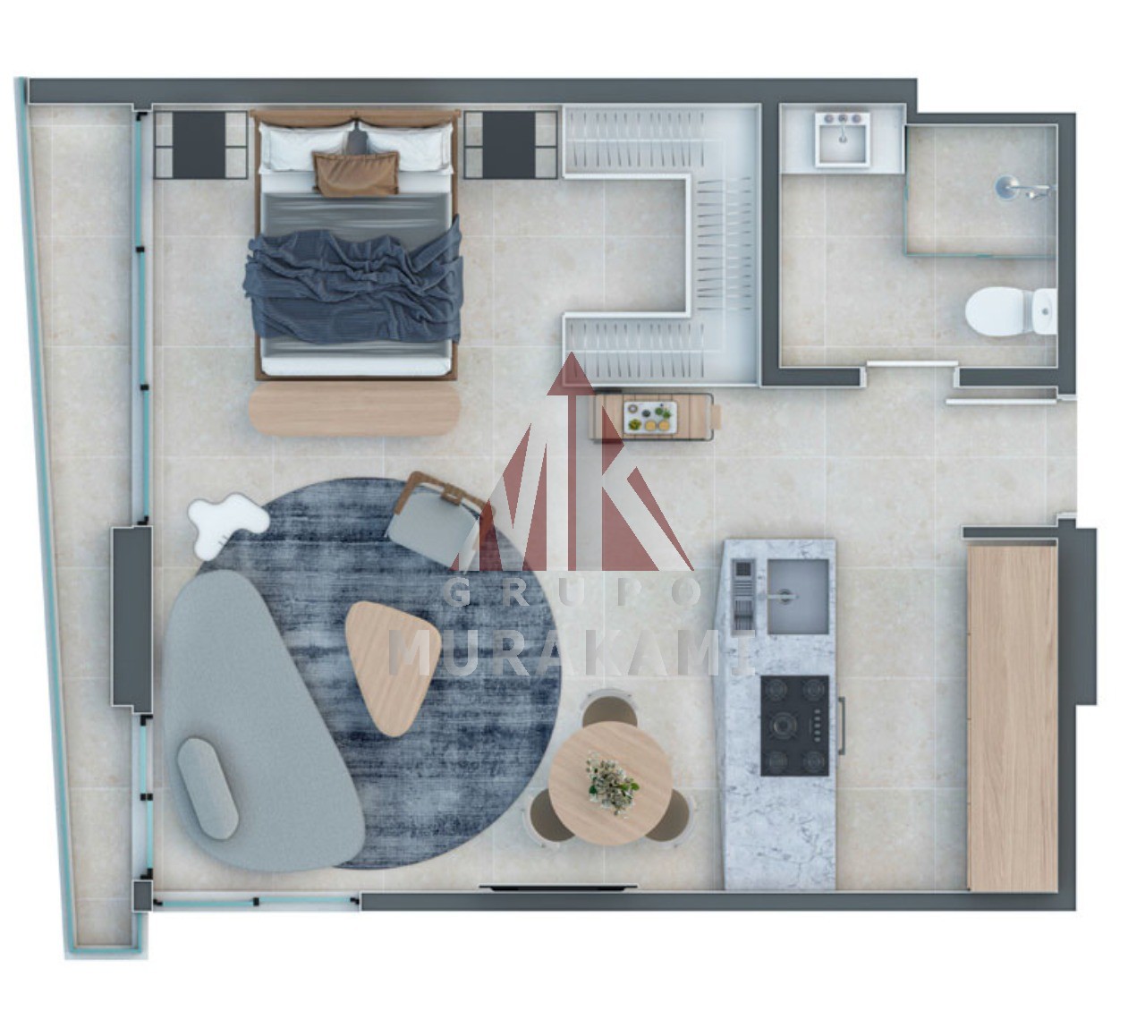 Apartamento, 1 quarto, 57 m² - Foto 18