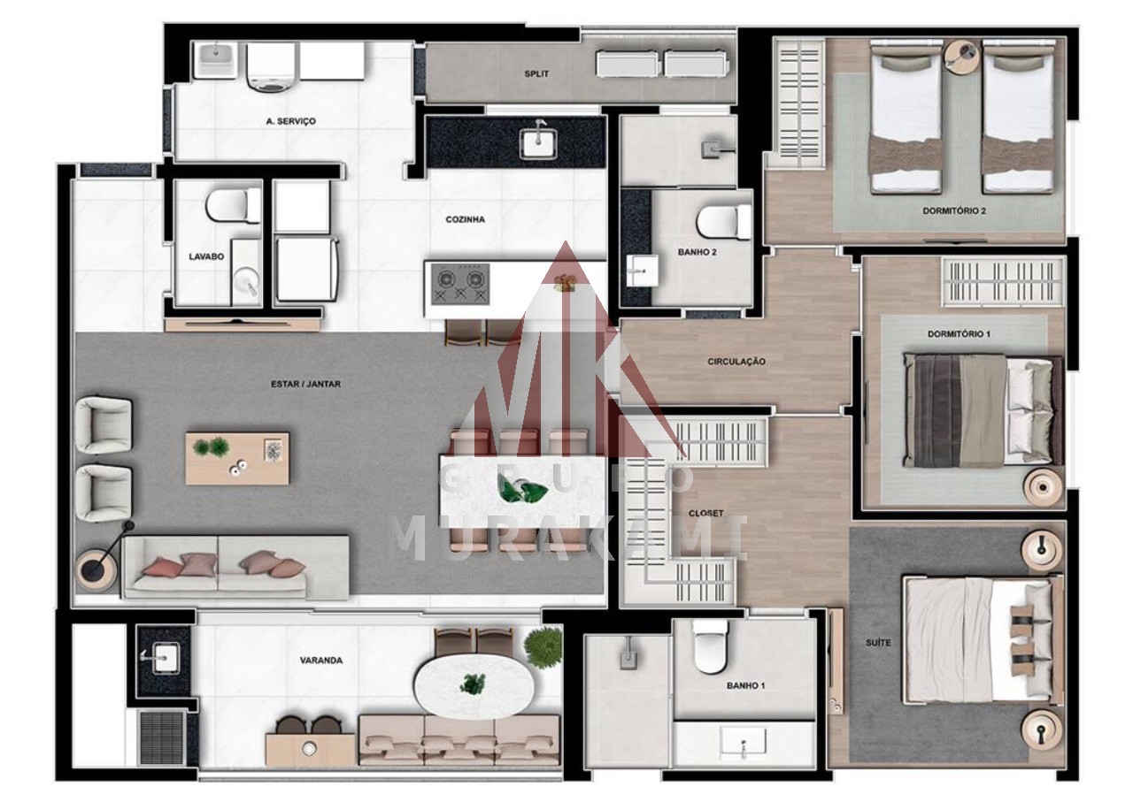 Apartamento à venda com 3 quartos, 120m² - Foto 24