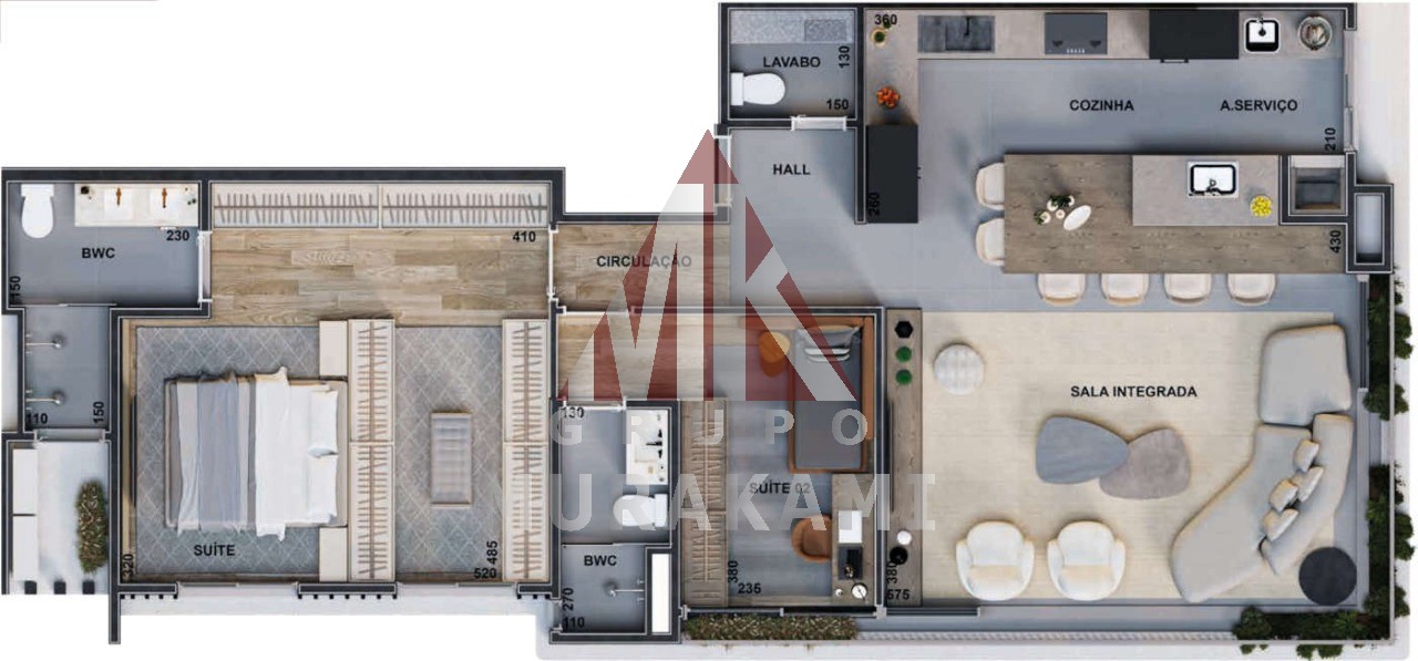 Apartamento à venda com 3 quartos, 107m² - Foto 37