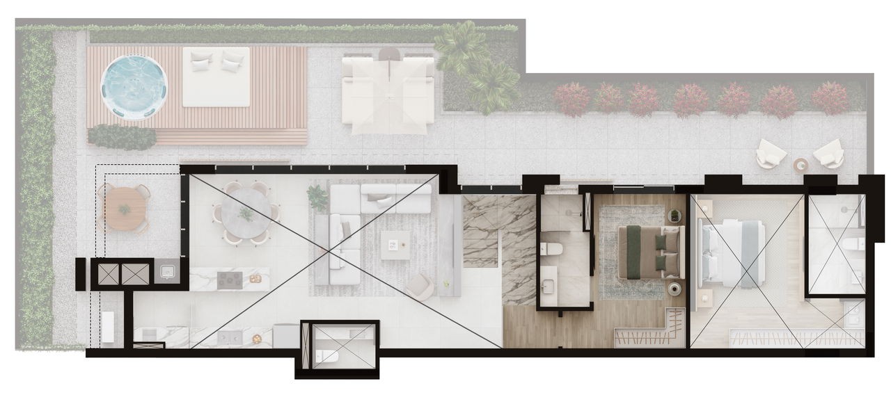 Apartamento à venda com 2 quartos, 121m² - Foto 86