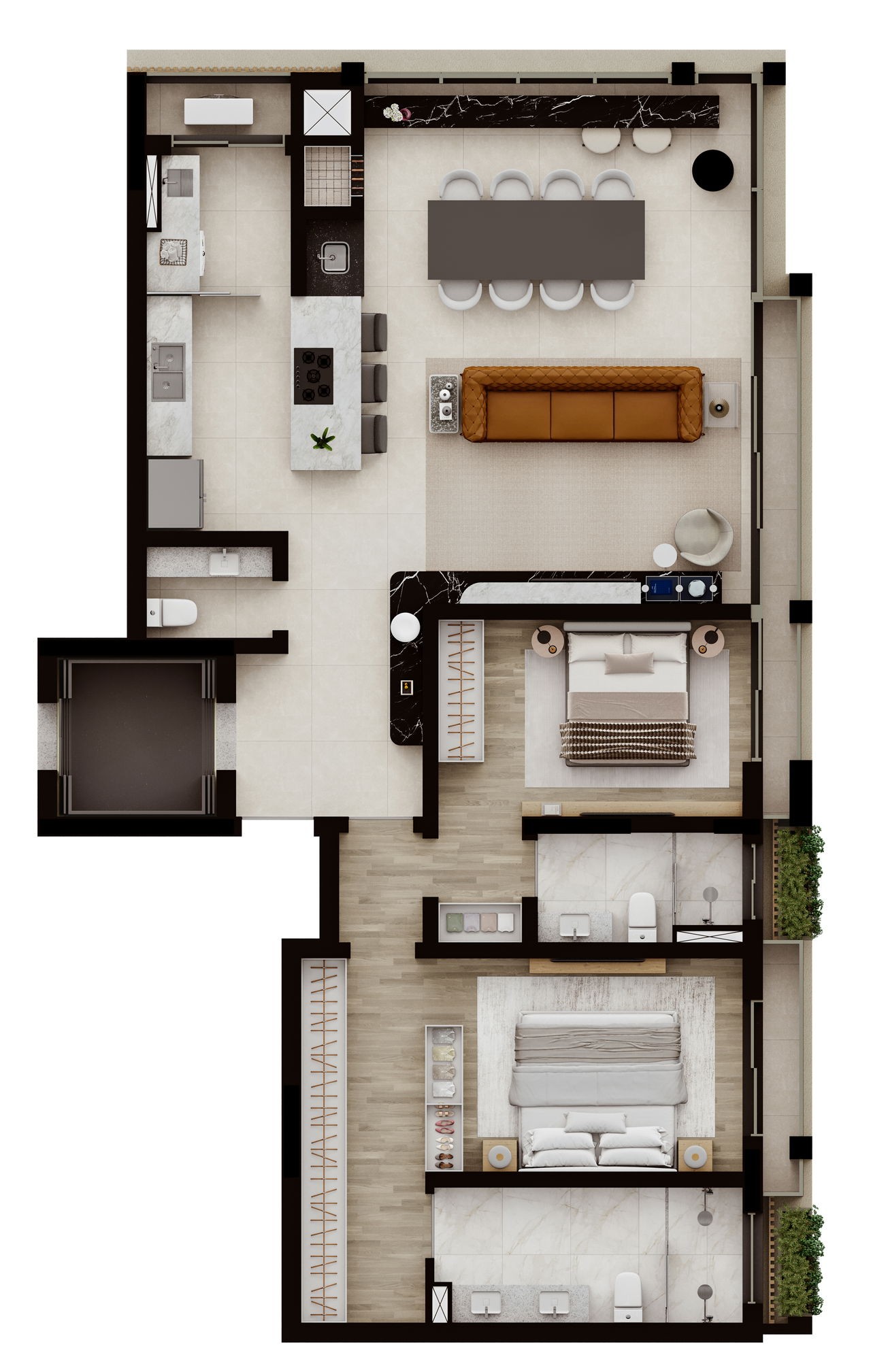 Apartamento à venda com 2 quartos, 121m² - Foto 74