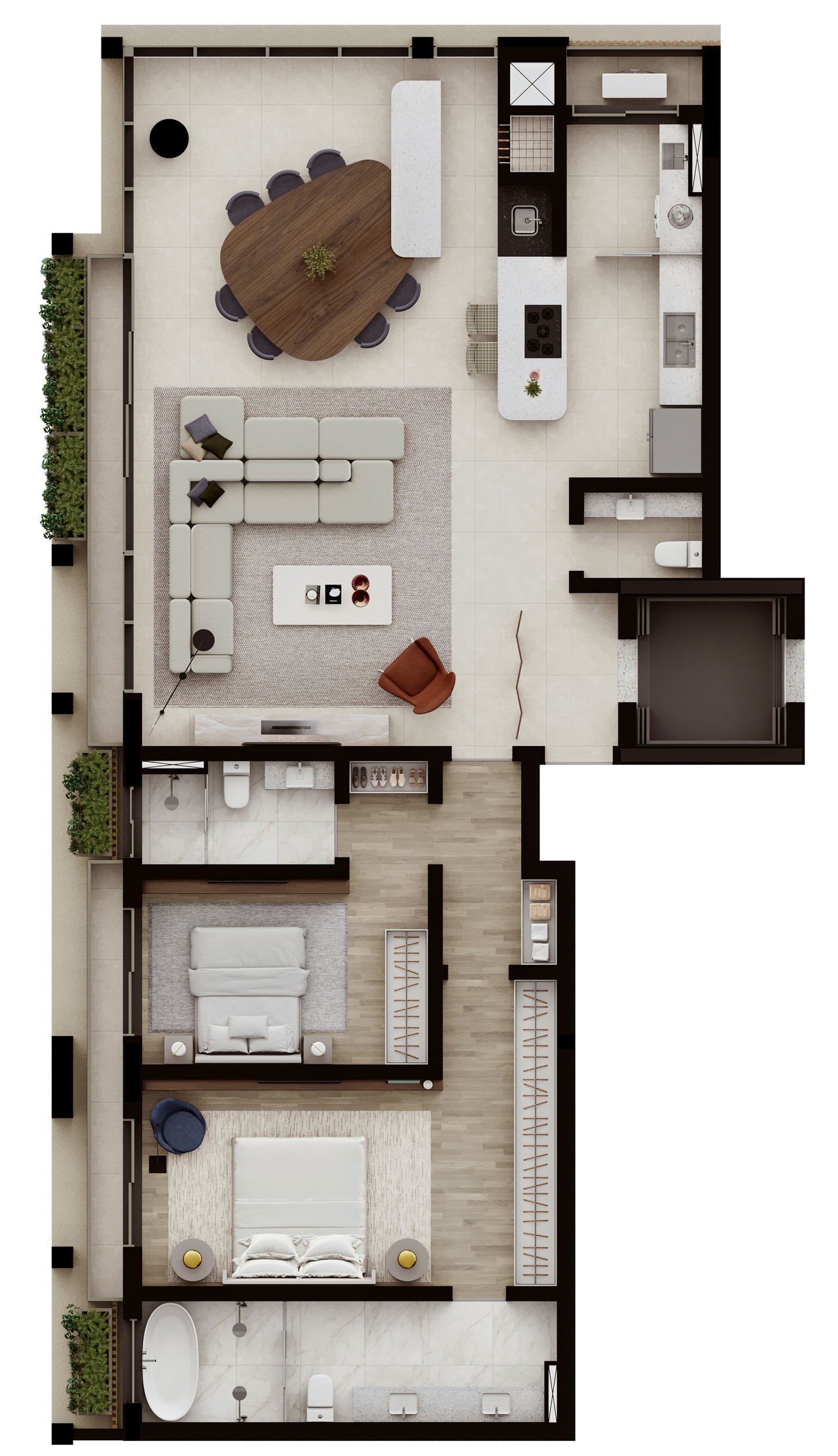 Apartamento à venda com 2 quartos, 121m² - Foto 73