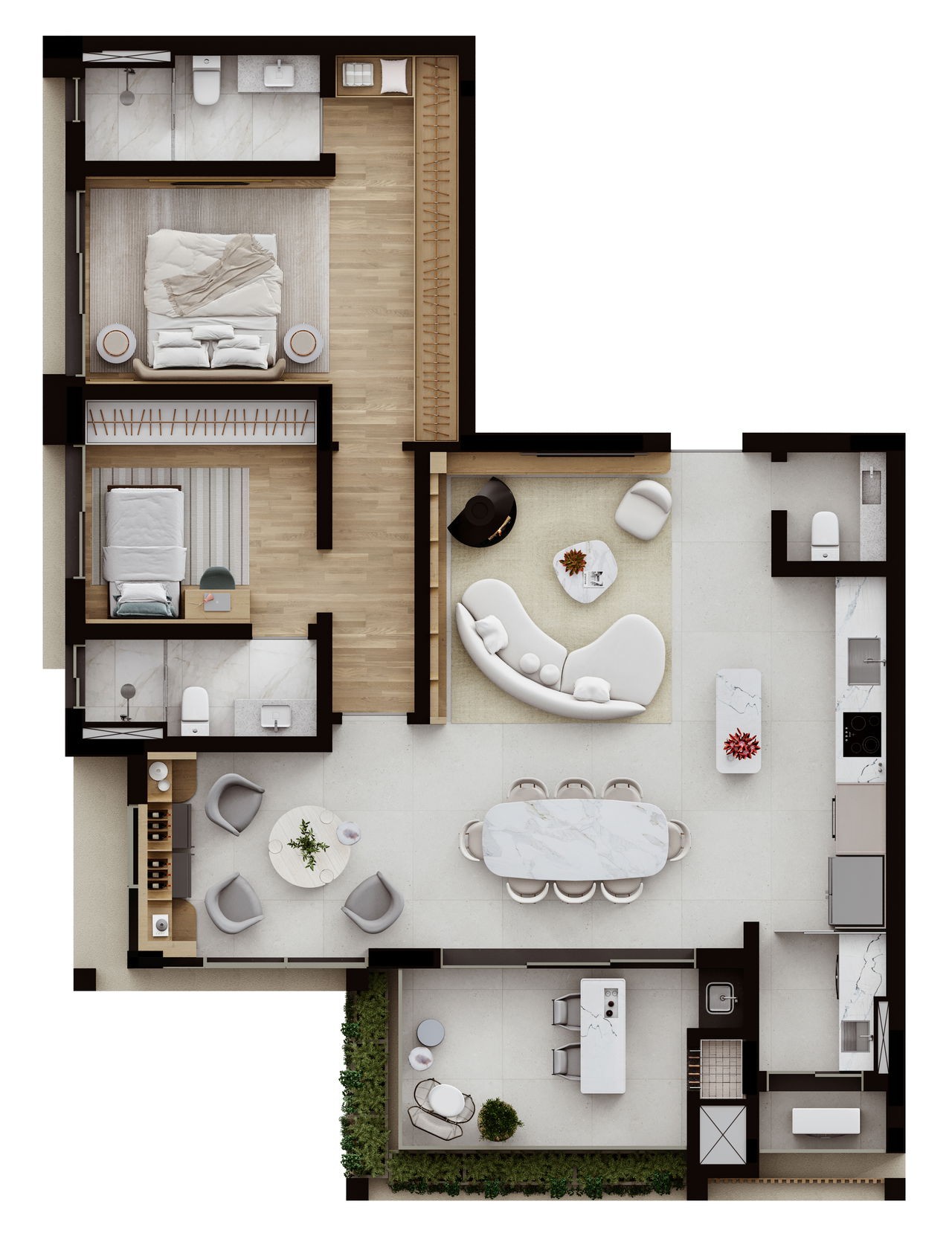 Apartamento à venda com 2 quartos, 121m² - Foto 77