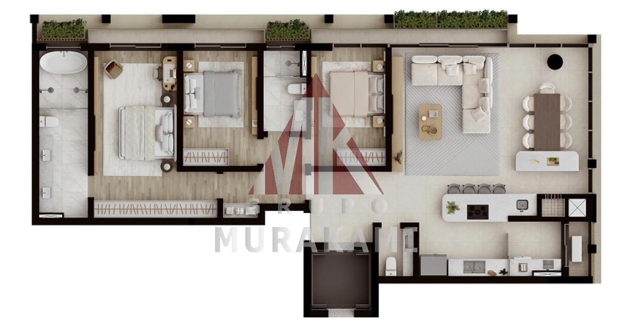 Apartamento à venda com 2 quartos, 121m² - Foto 56