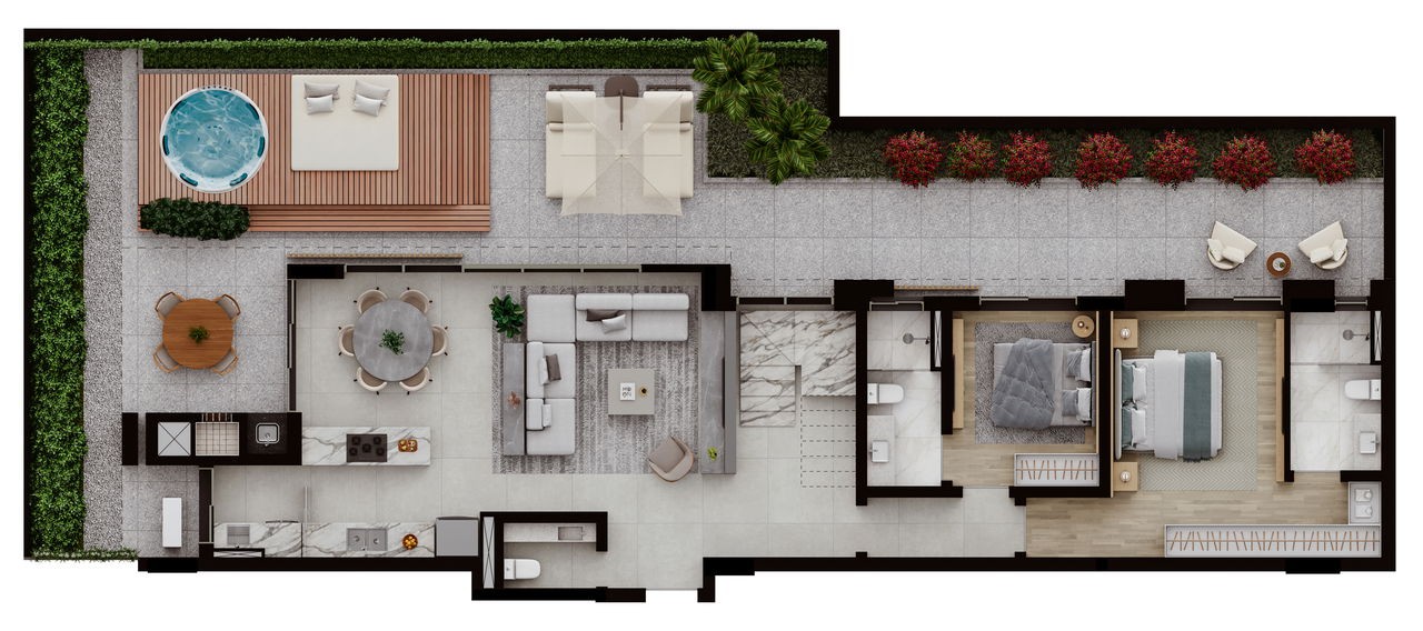 Apartamento à venda com 2 quartos, 121m² - Foto 71