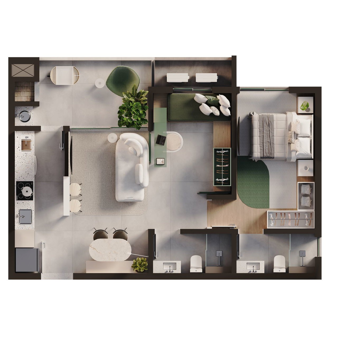 Apartamento, 3 quartos, 76 m² - Foto 29