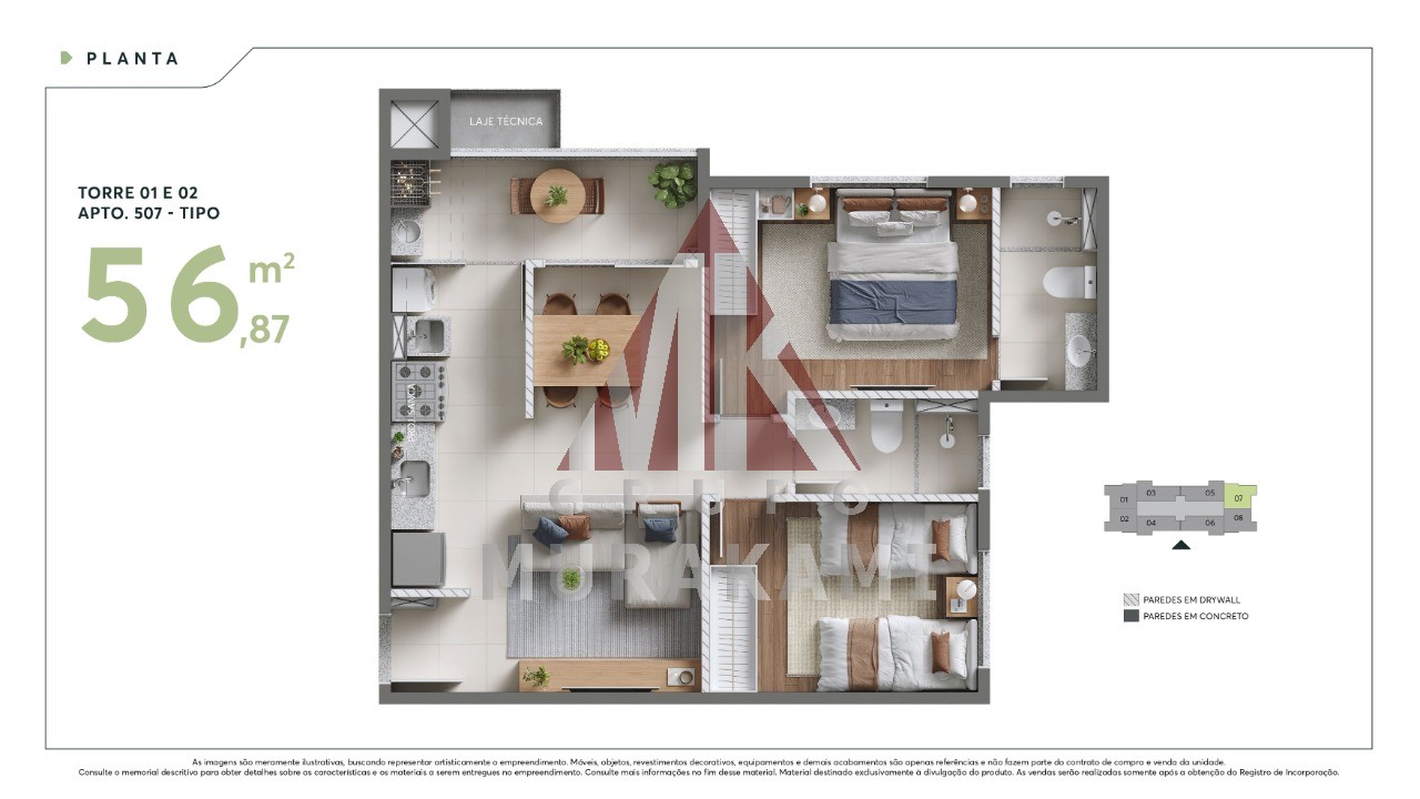 Apartamento, 1 quarto, 49 m² - Foto 21
