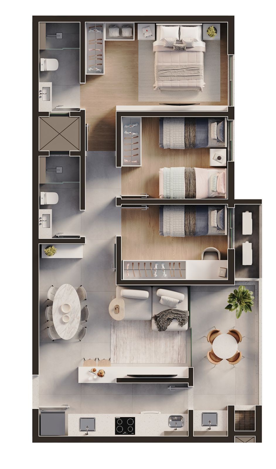 Apartamento, 3 quartos, 76 m² - Foto 32