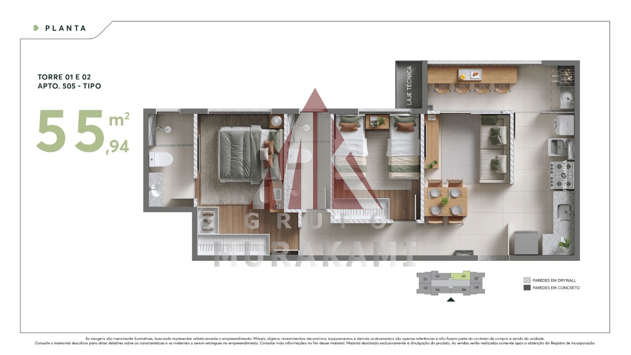 Apartamento, 1 quarto, 49 m² - Foto 20