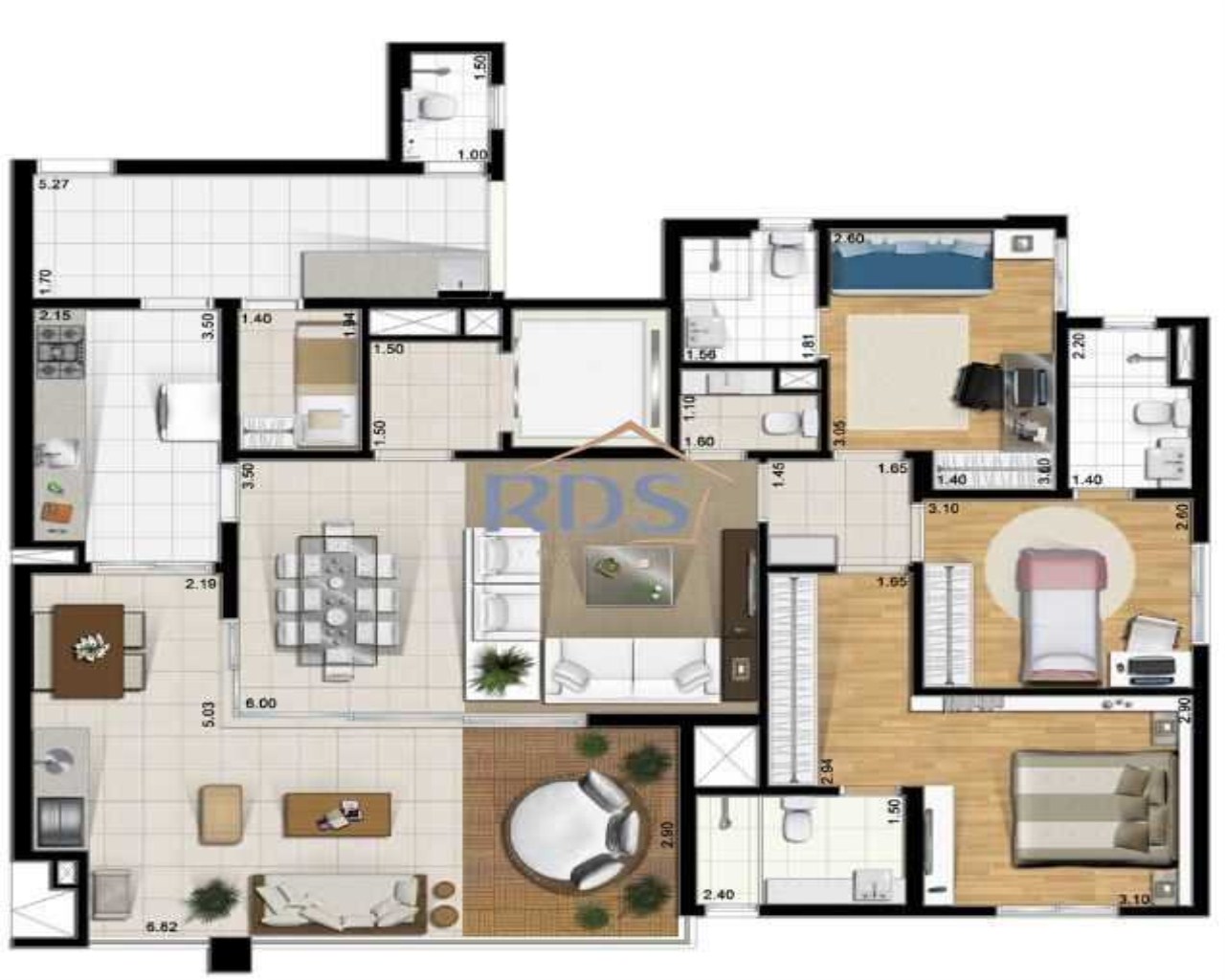 Apartamento à venda com 3 quartos, 134m² - Foto 23