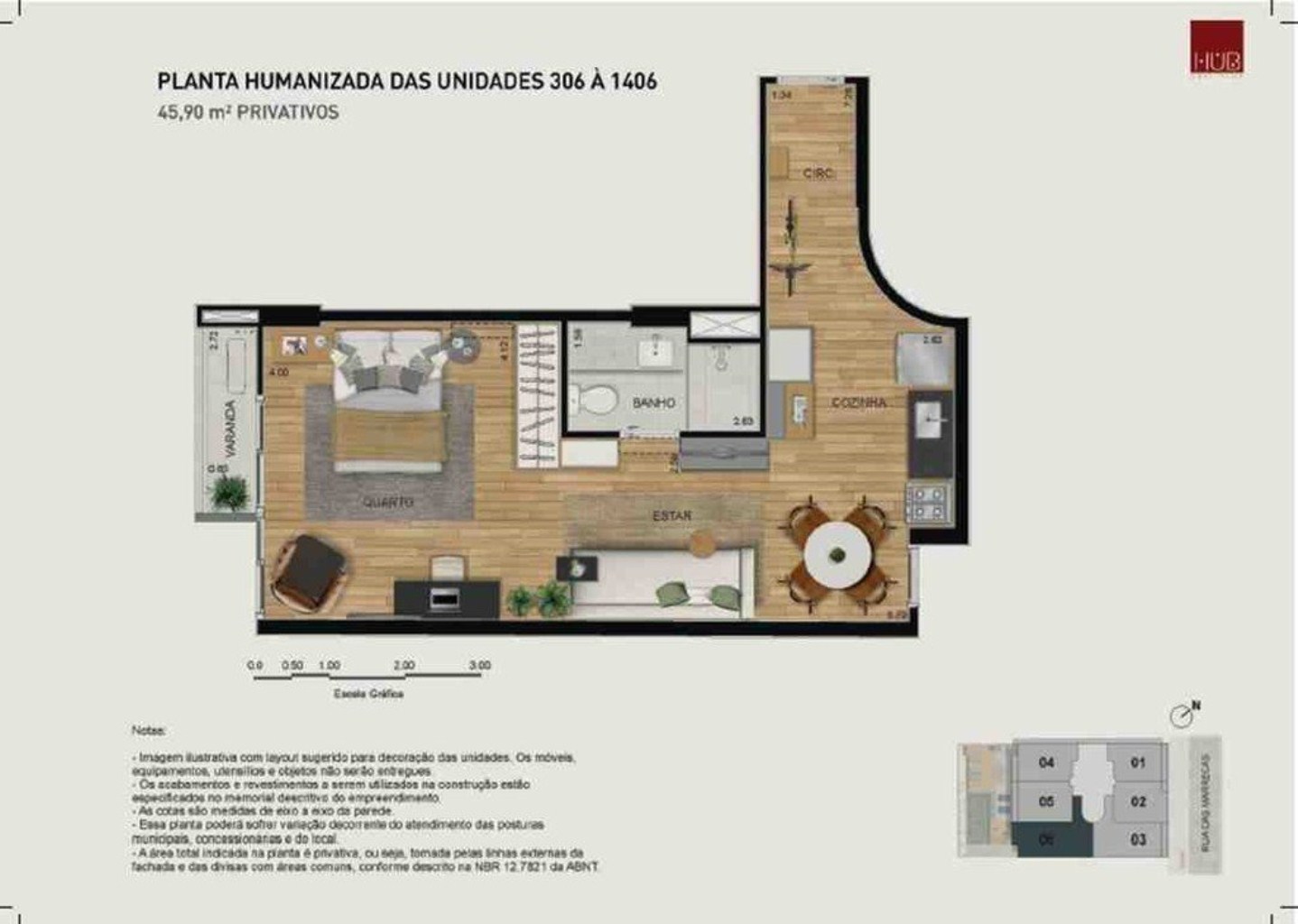 Apartamento, 1 quarto, 36 m² - Foto 19
