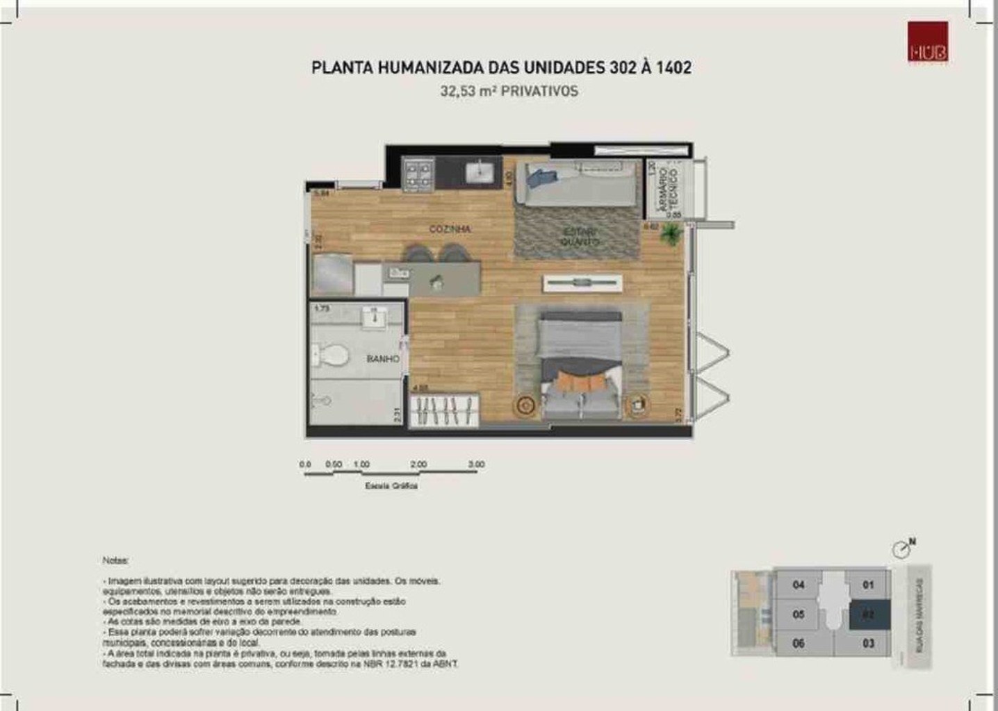 Apartamento, 1 quarto, 36 m² - Foto 13