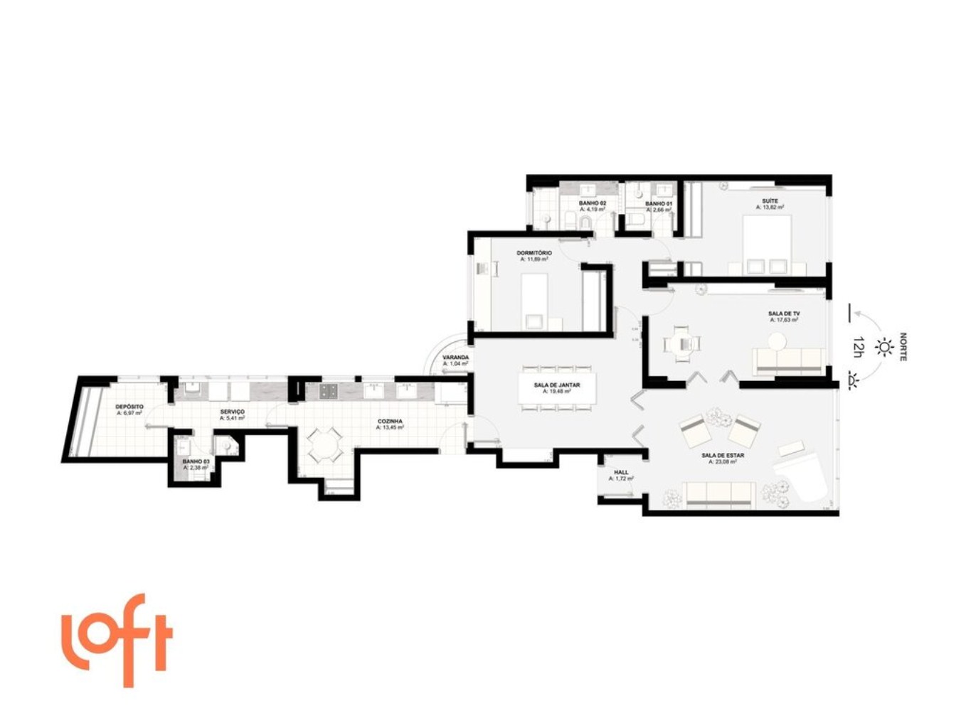 Apartamento, 3 quartos, 116 m² - Foto 85