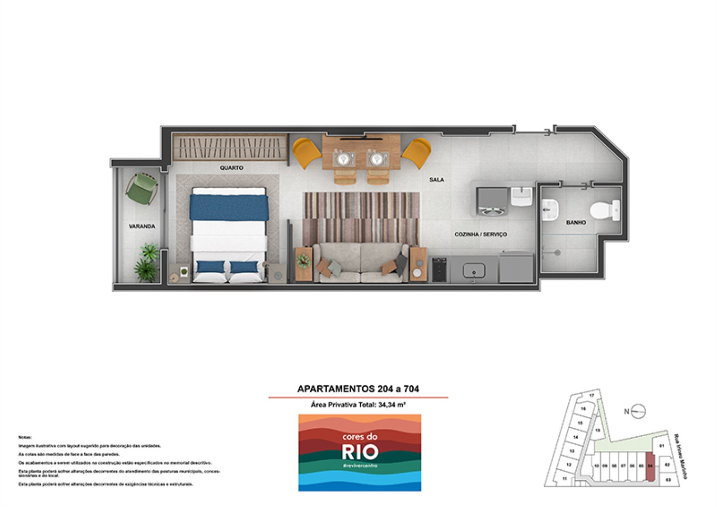 Apartamento, 1 quarto, 31 m² - Foto 20