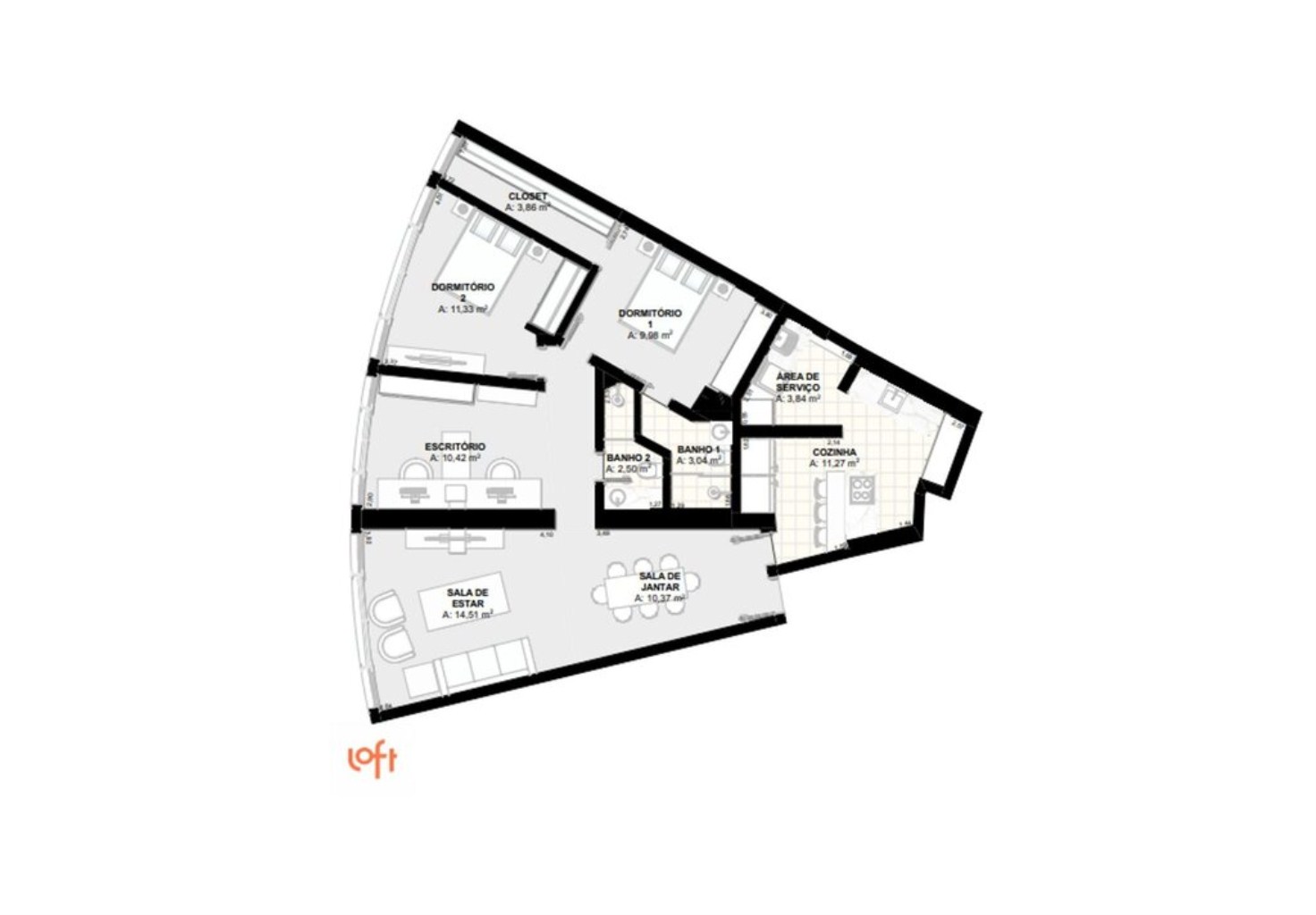 Apartamento, 2 quartos, 92 m² - Foto 42