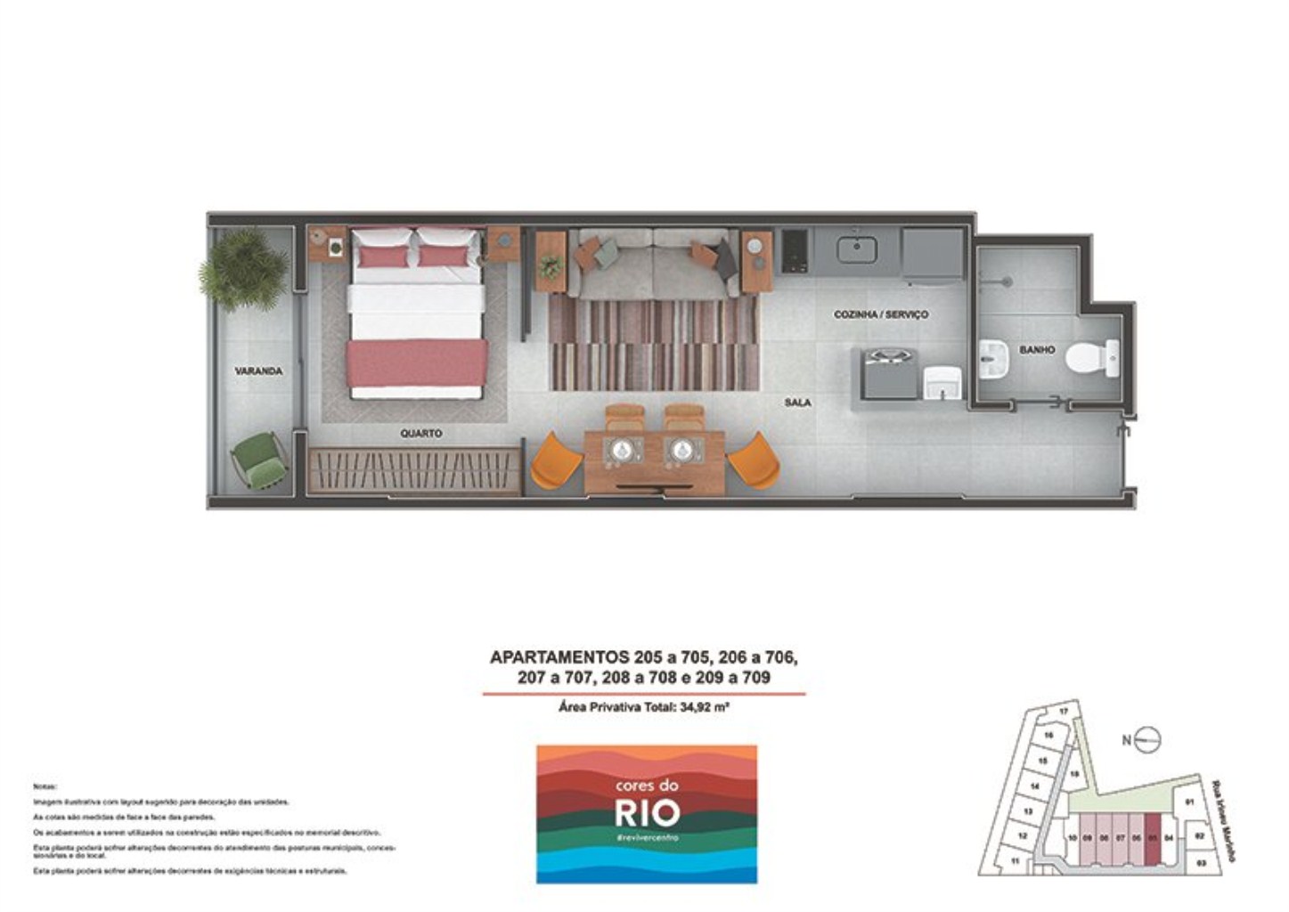 Apartamento, 1 quarto, 35 m² - Foto 21