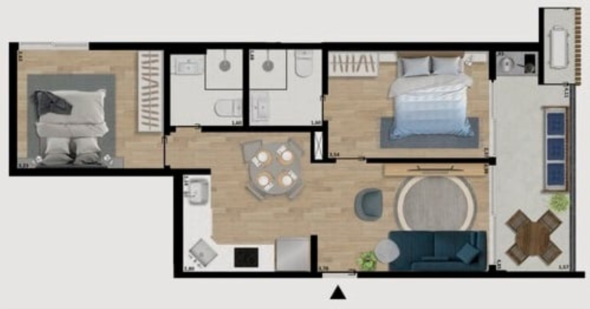 Apartamento, 2 quartos, 60 m² - Foto 38