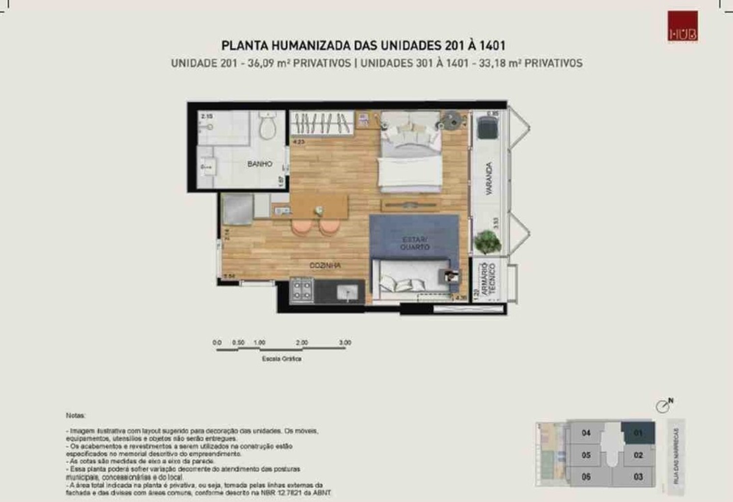 Apartamento, 1 quarto, 32 m² - Foto 14