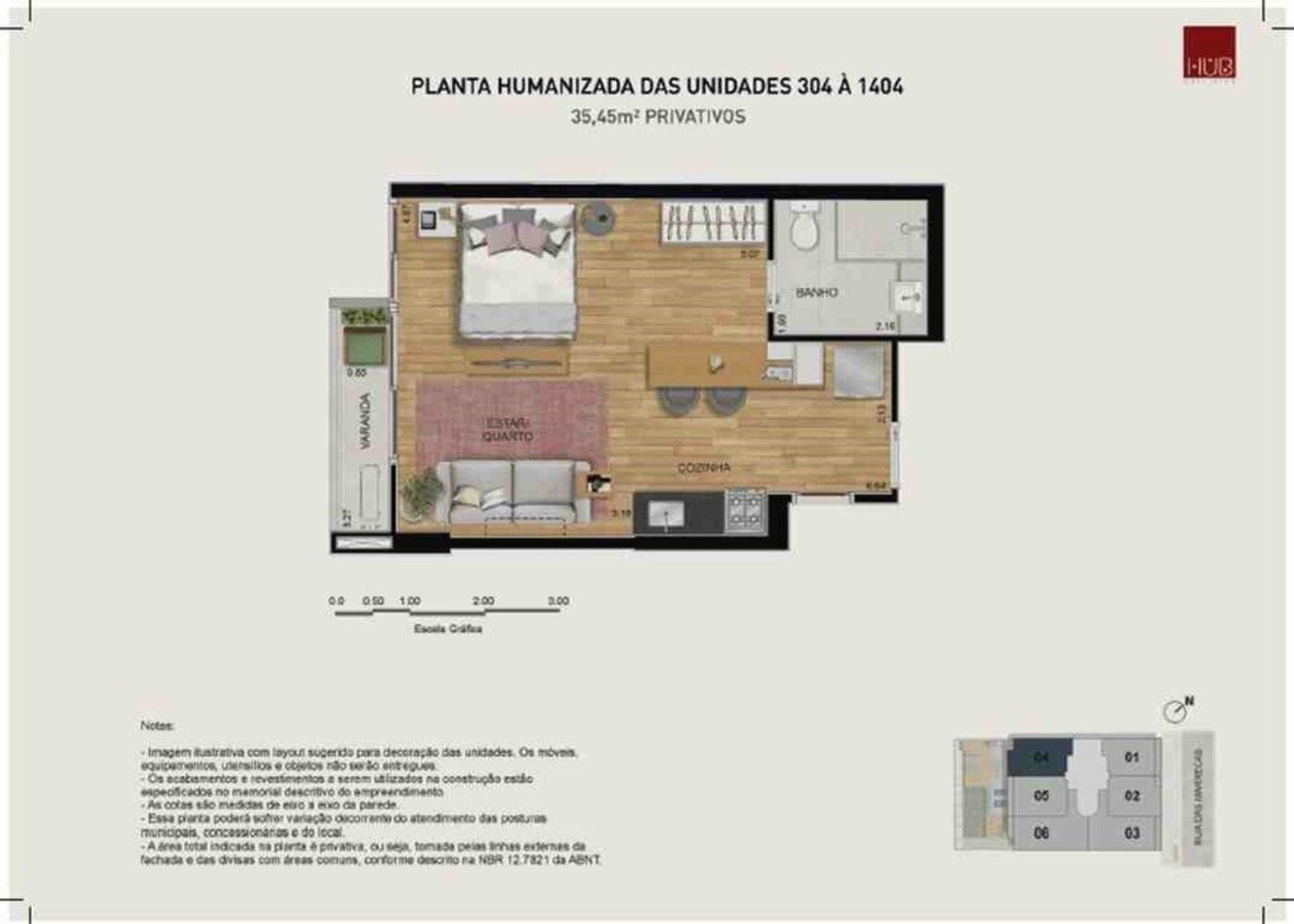 Apartamento, 1 quarto, 36 m² - Foto 15