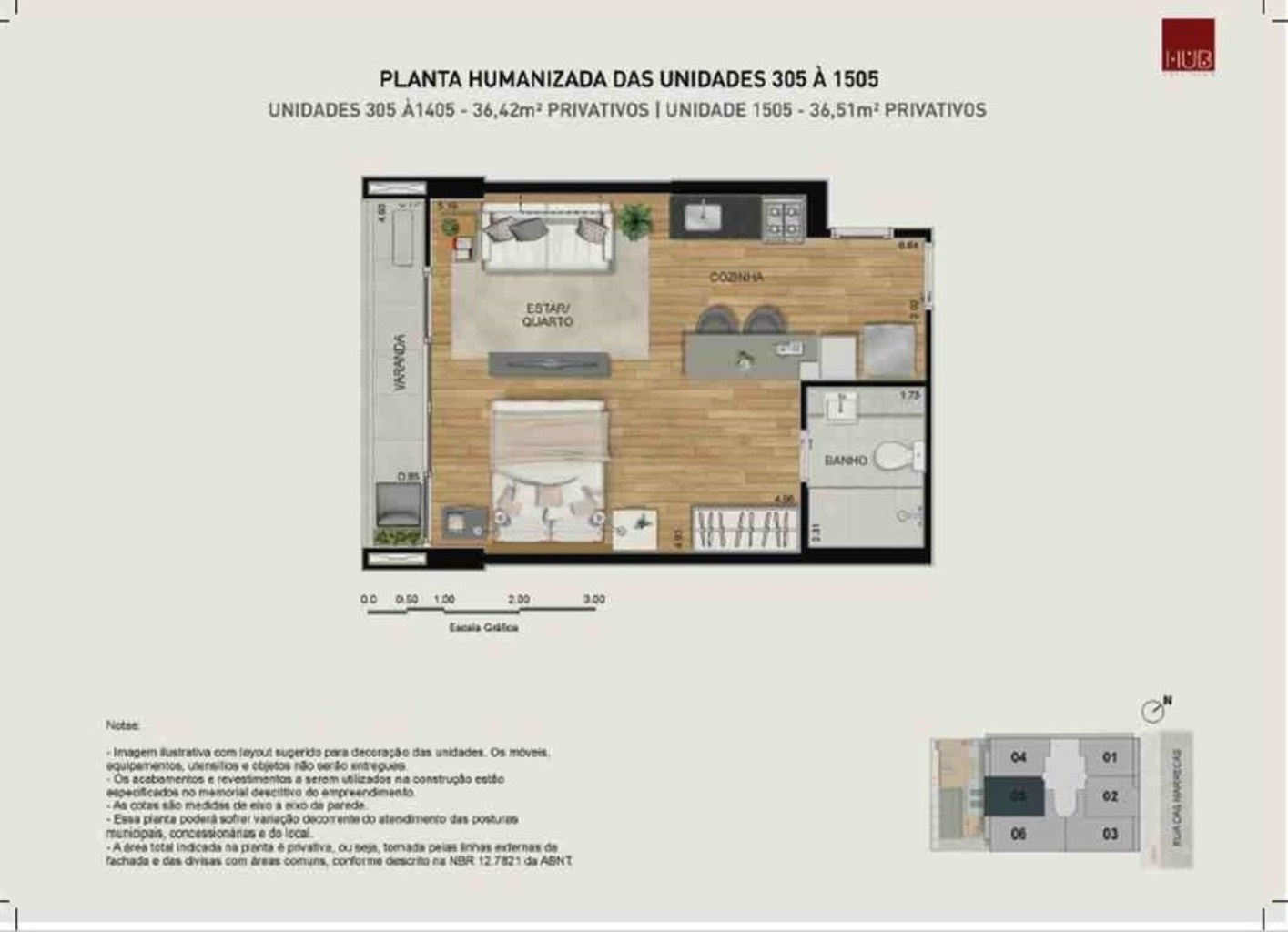 Apartamento, 1 quarto, 32 m² - Foto 16