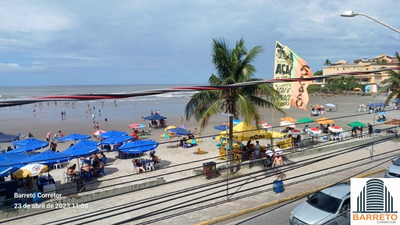 Apartamento para locação de frente a praia do sonho em itanh