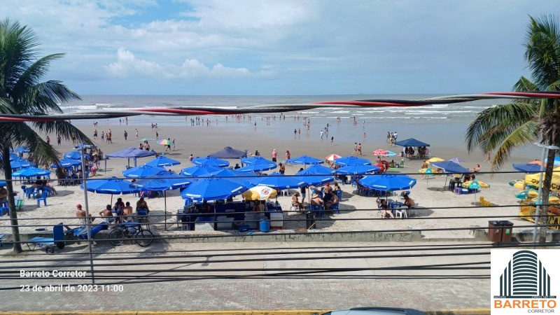 Apartamento para locação de frente a praia do sonho em itanh