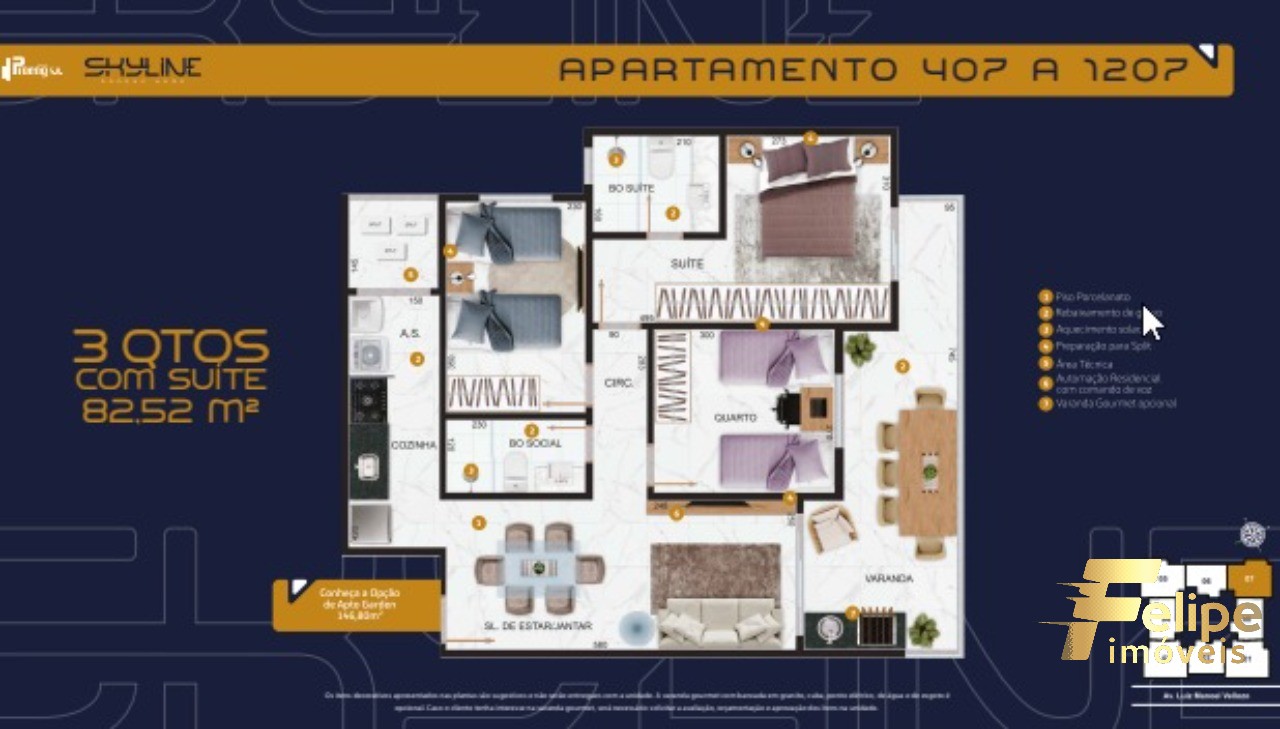 Apartamento para Comprar em PRAIA DE ITAPARICA - VILA VELHA - ES