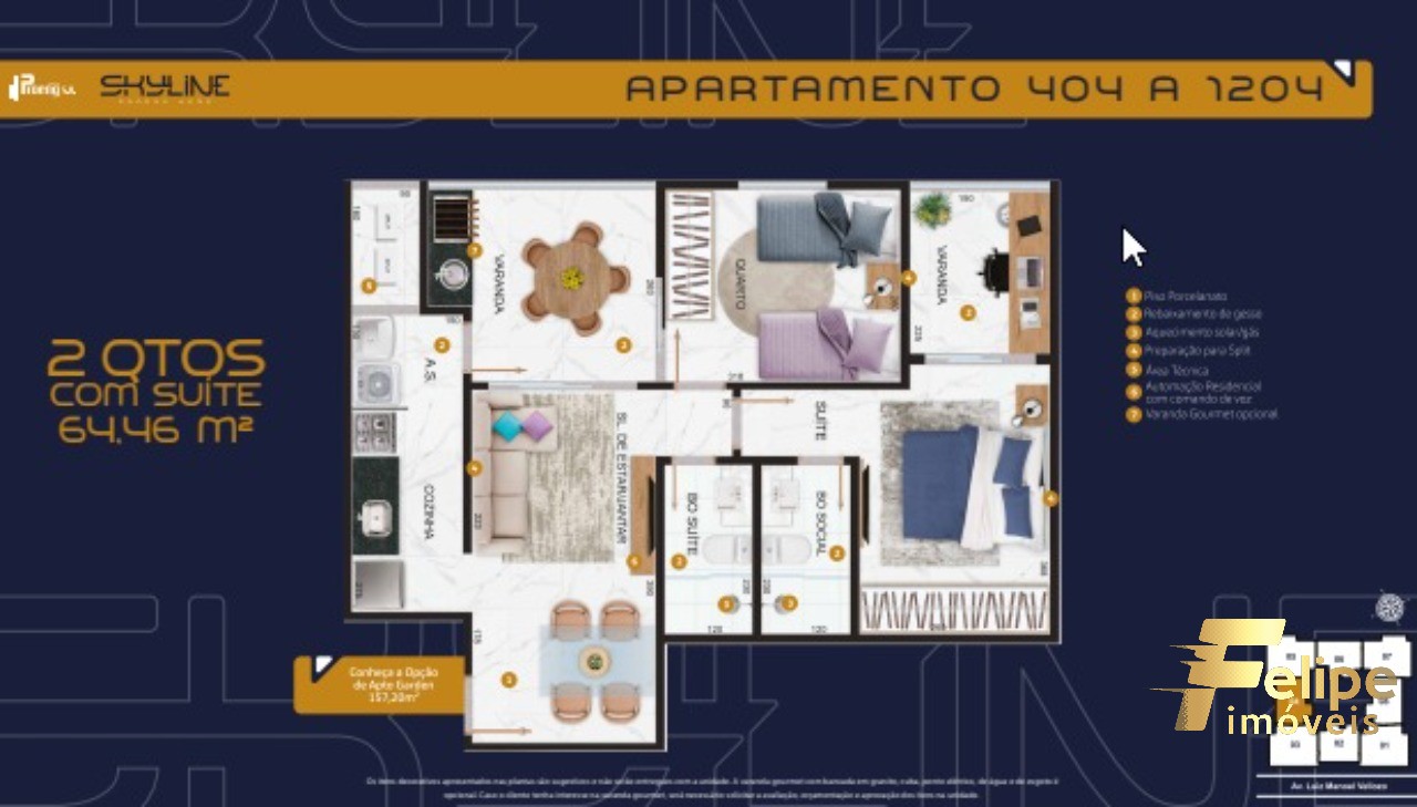 Apartamento para Comprar em PRAIA DE ITAPARICA - VILA VELHA - ES