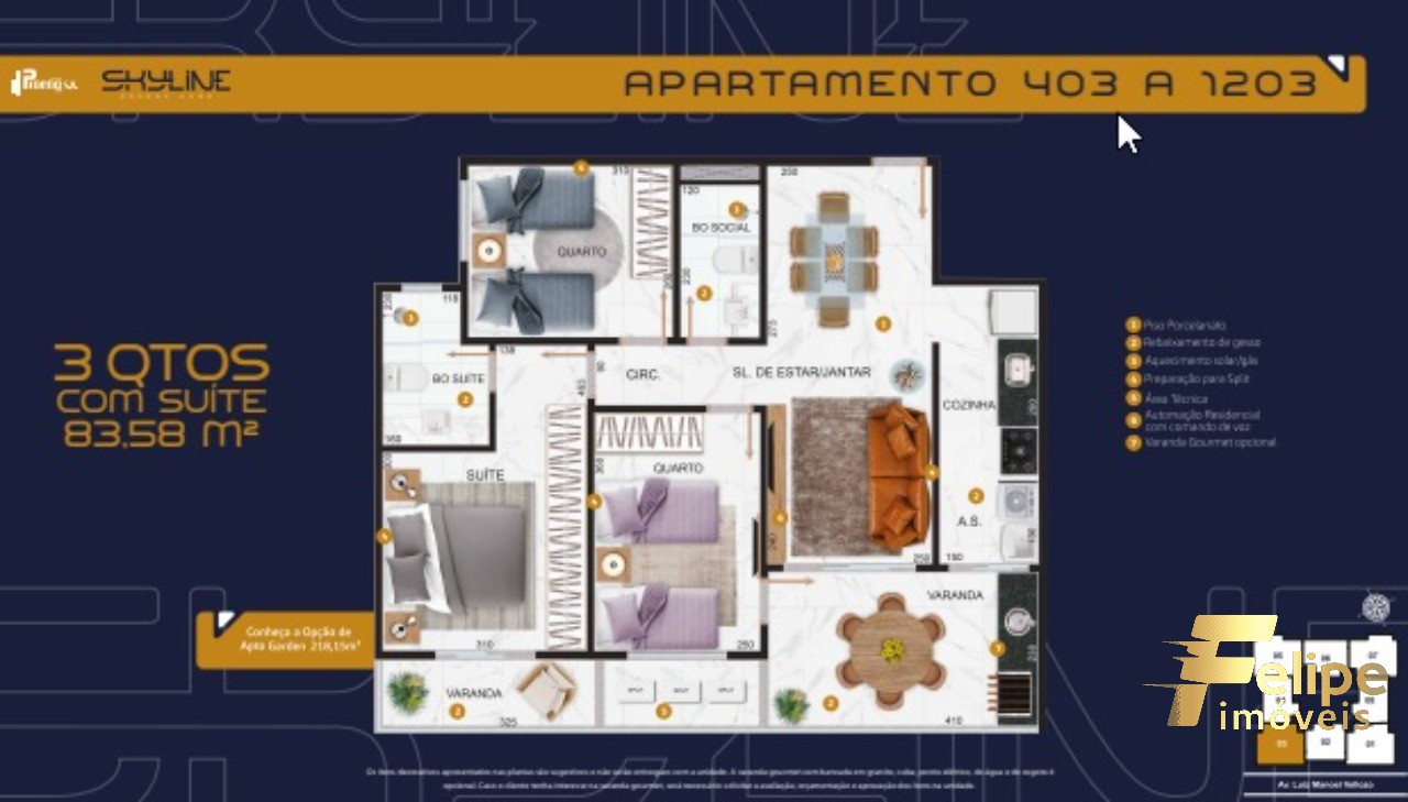 Apartamento para Comprar em PRAIA DE ITAPARICA - VILA VELHA - ES