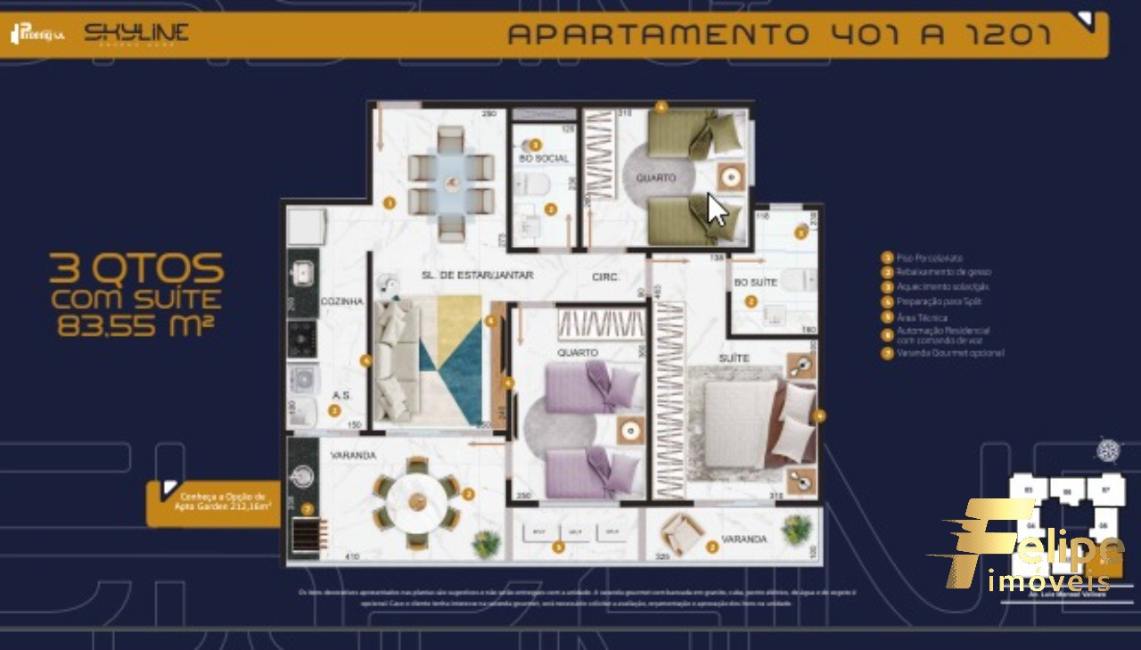 Apartamento para Comprar em PRAIA DE ITAPARICA - VILA VELHA - ES
