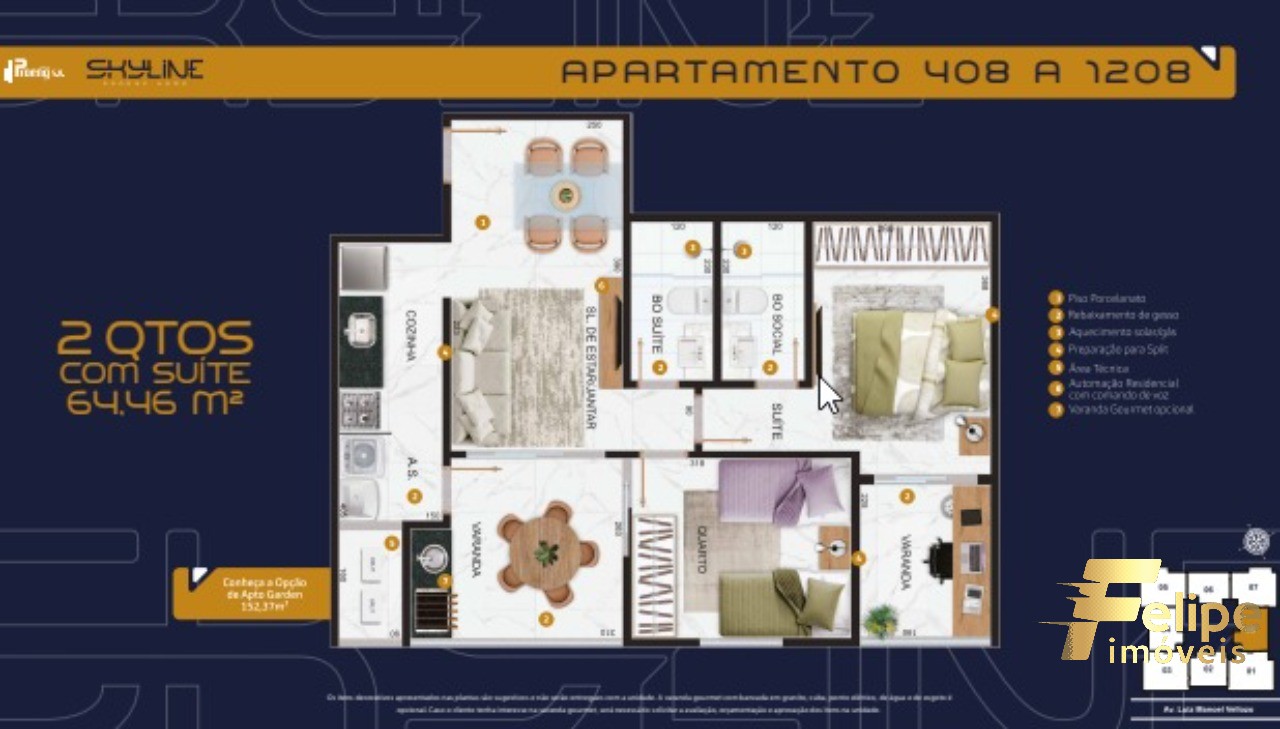 Apartamento para Comprar em PRAIA DE ITAPARICA - VILA VELHA - ES